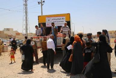 "Благотворительный фонд Барзани"  передал около 700 водных кондиционеров в лагеря для беженцев и ВПЛ