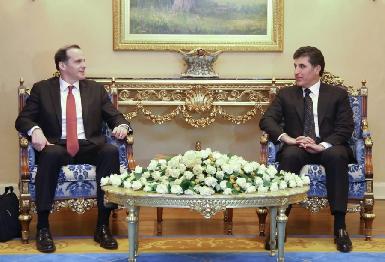 Премьер-министр Барзани и Бретт Макгерк обсудили ход политического процесса в Ираке
