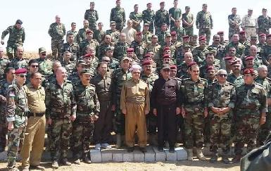 Фото: Барзани отпраздновал Ид с силами пешмерга