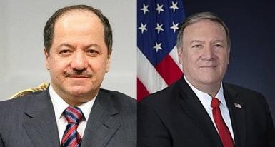 Масуд Барзани и Майк Помпео обсудили иракский политический процесс