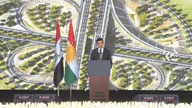 Премьер-министр Барзани открыл проект строительства новой трассы в Эрбиле