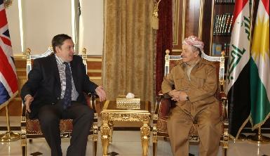 Посол Великобритании посетил Масуда Барзани для обсуждения политики Курдистана и Ирака