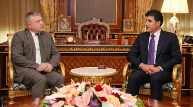 Нечирван Барзани встретился с уходящим послом Армении