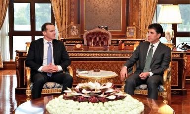 Нечирван Барзани и Бретт Макгурк провели переговоры о политике Ирака