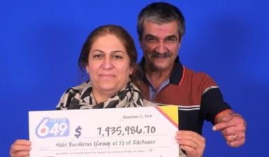 Курдская женщина выиграла лотерейный приз в размере 7,8 миллиона долларов