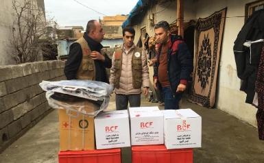 "Благотворительный фонд Барзани" передал помощь пострадавшим от наводнения в Соране