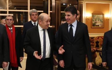 Премьер-министр Барзани и глава МИД Франции обсудили политику Ирака