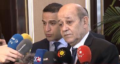 Глава МИД Франции поблагодарил Курдистан за защиту вынужденных переселенцев и беженцев