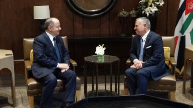 Масуд Барзани и король Абдулла провели встречу в Аммане