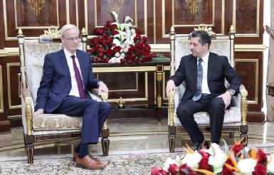 Масрур Барзани обсудил проблемы безопасности с представителем международной коалиции