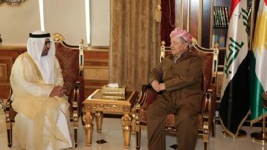 Масуд Барзани принял нового консула ОАЭ в Эрбиле