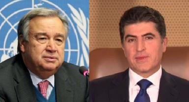 Генеральный секретарь ООН поздравил нового президента Курдистана