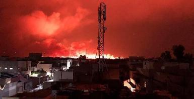 Пожар на Мосульском заводе отправлены тушить пожарные Курдистана