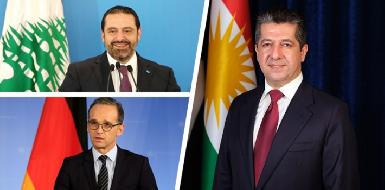 Премьер-министр Ливана и глава МИД Германии поздравили Масрура Барзани