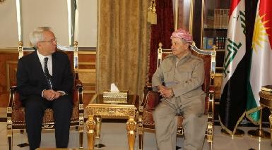 Масуд Барзани встретился с новым посланником Великобритании