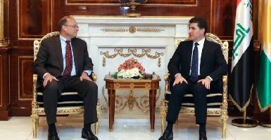 Президент Курдистана и делегация министерства финансов США встретились в Эрбиле