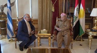 Барзани и посол Греции обсудили вопросы курдской диаспоры