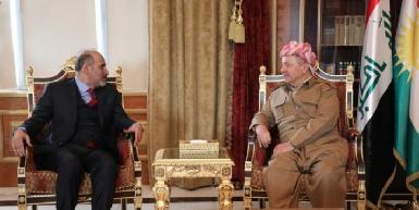 Барзани и лидер сирийской оппозиции встретились в Эрбиле