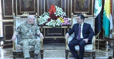 Премьер-министр Барзани и военная делегация Великобритании обсудили положение в Сирии