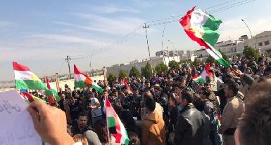 В Эрбиле прошел протест против убийства демонстрантов в Иране