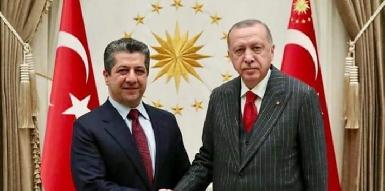 Премьер-министр Барзани встретился с президентом Эрдоганом