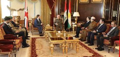Масуд Барзани и посол Великобритании обсудили политические проблемы Ирака