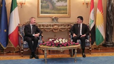 Министр обороны Италии встретился с президентом Курдистана
