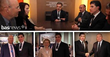 Президент Курдистана встретился в Давосе с президентом Армении и главой МИД Швеции 