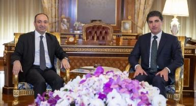 Президент Курдистана и Осман Байдемир встретились в Эрбиле