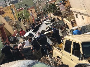 Дохук: внезапное наводнение повредило сотни домов и автомобилей