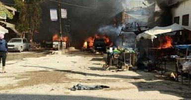 Взрыв в Африне: ранены два человека