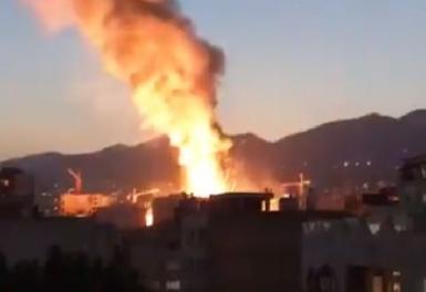 Взрыв на севере Тегерана
