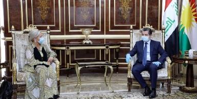 Премьер-министр Барзани и посланник ООН обсудили ход переговоров Эрбиля и Багдада