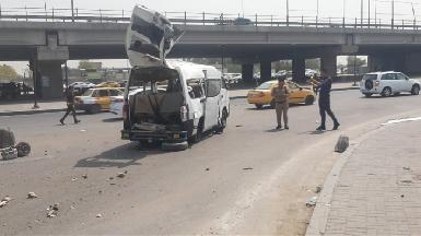 Взрыв СВУ в микроавтобусе в Багдаде: 5 раненых