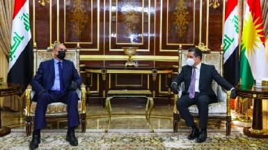 Премьер-министр Курдистана и министр внутренних дел Ирака обсудили  скоординированный ответ на финансовые проблемы и проблемы безопасности в стране