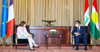 Премьер-министр Курдистана встретился с министром обороны Франции