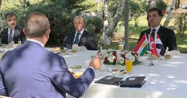 Президент Курдистана встретился в Анкаре с главой МИД Турции 