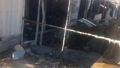 Пожар в двух лагерях вынужденных переселенцев в Дохуке