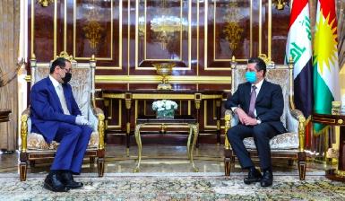 Премьер-министр Курдистана обсудил двусторонние связи с уходящим консулом Иордании