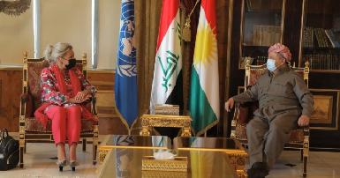 Барзани и посланник ООН в Ираке обсудили предстоящие выборы