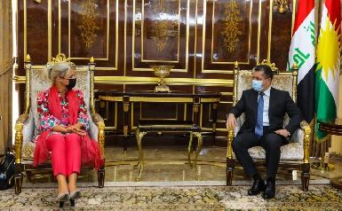Премьер-министр Барзани и посол ООН обсудили связи Эрбиля и Багдада