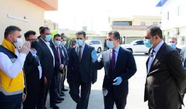 Премьер-министр Курдистана встретился с медработниками отделения неотложной помощи Эрбиля