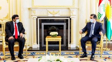 Премьер-министр Барзани встретился с послом Индии 