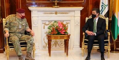 Президент Курдистана принял старшего военного советника Великобритании 