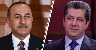 Премьер-министр Курдистана провел телефонный разговор с главой МИД Турции