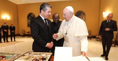 Премьер-министр Барзани приветствует план Папы Франциска посетить Курдистан 