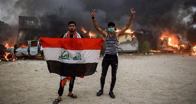Насирия: столкновение протестующих с силами безопасности 