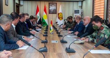 Делегация парламента Курдистана посетила министерство пешмерга