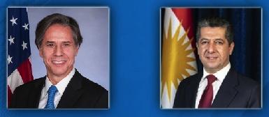 Премьер-министр Барзани поздравил нового госсекретаря США 
