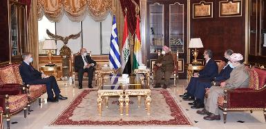 Масуд Барзани и посол Греции обсудили связи Эрбиля и Афин 